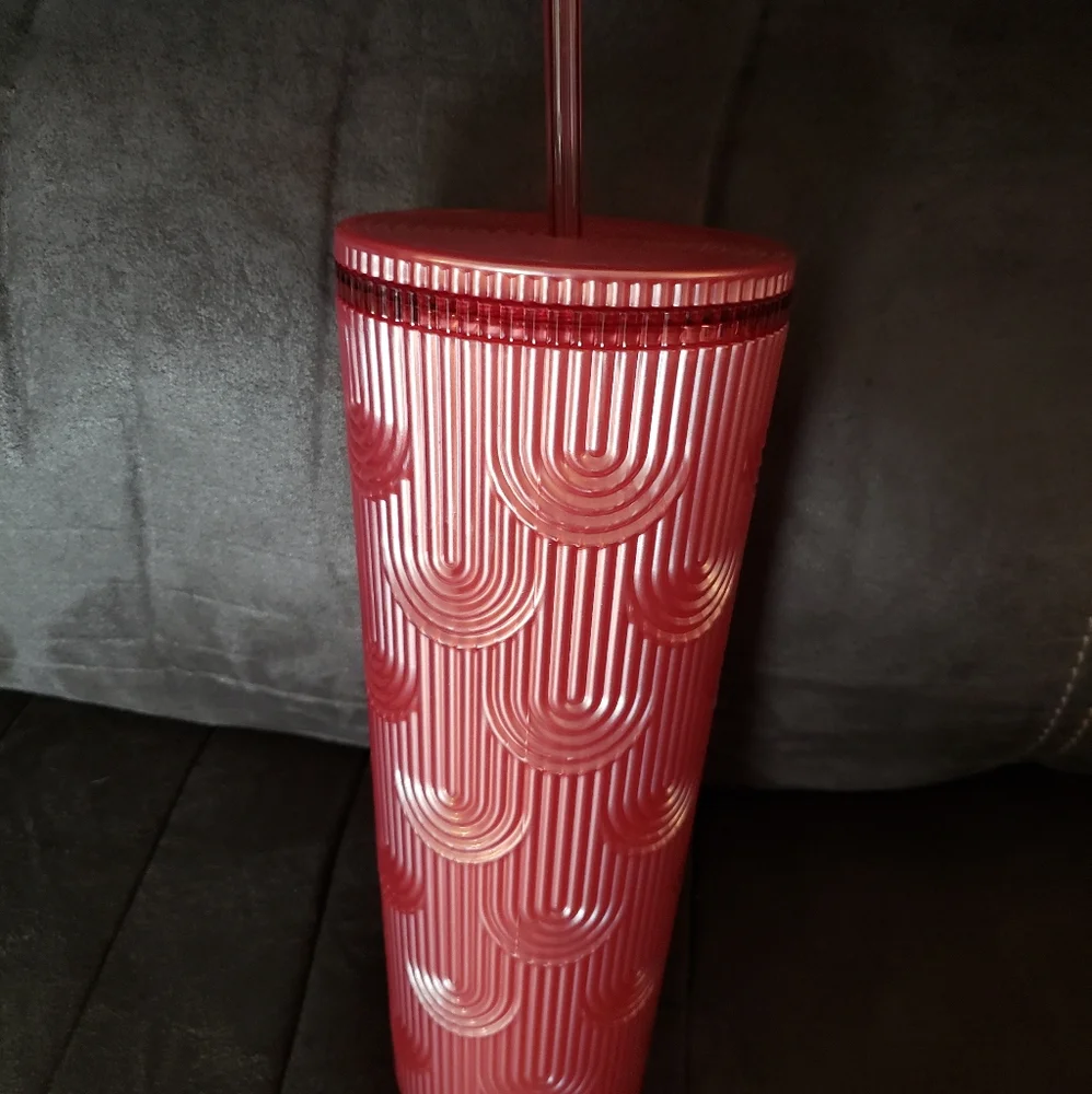 Starbucks Pink Iridescent 24oz‎ fl Cold Tumbler